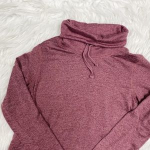 ✨🌻Old Navy Magenta Go-Dry Cowl Neck Sweater